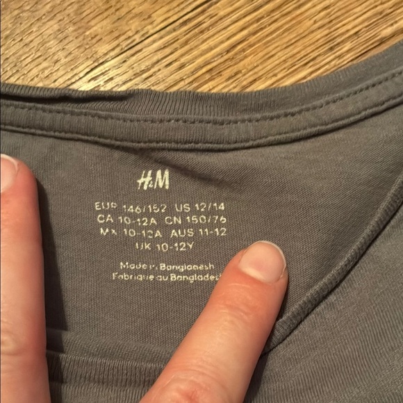 Joe H&M Place Kids Short Sleeve Tees - Charcoal, Sky Blue, Turquoise, and Floral - Picture 3 of 9